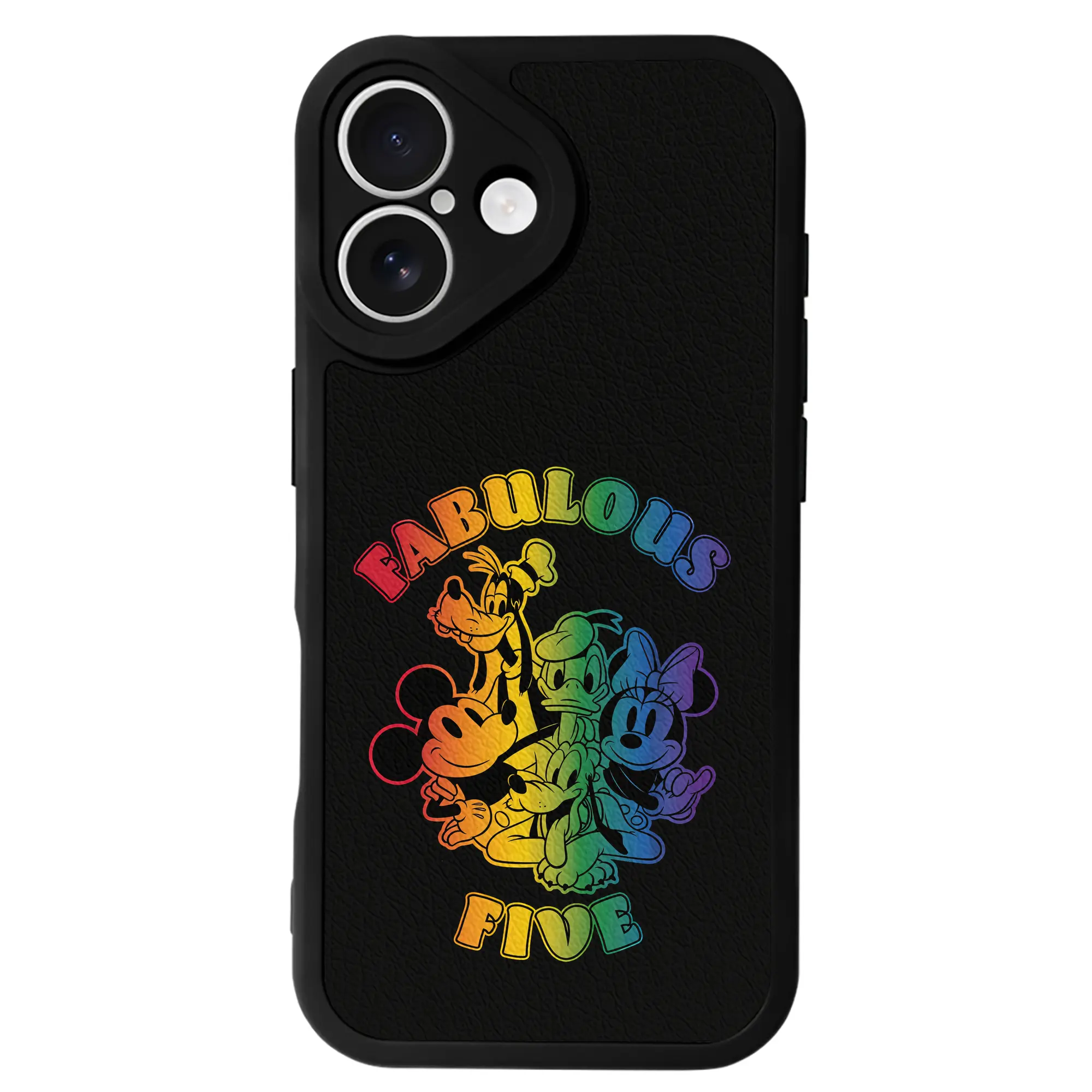 ミッキーマウス（Mickey Mouse） グッズ ミッキーマウス（Mickey Mouse） - IPhone 16シリーズ対応 ・ シリコンスマホケース ・ レザー調 ・ 高精度フィット ・ 耐衝撃 ・ ワイヤレス充電対応 ・ 精密カット